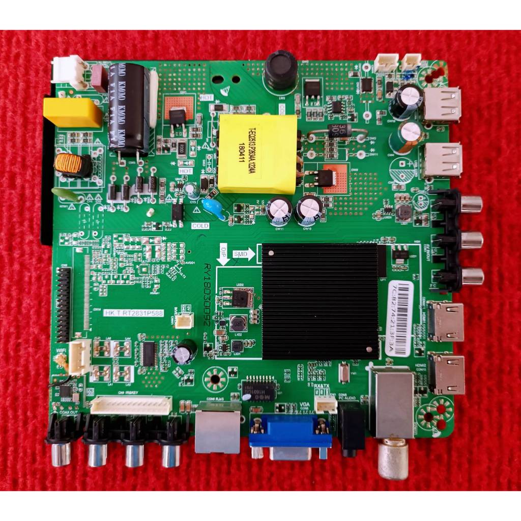 เมนบอร์ดทีวี  Westinghouse 32WH002 พาสบอร์ด HK.T.RT2831P588