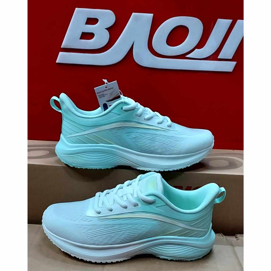 Baoji บาโอจิ รองเท้าผ้าใบผู้หญิง สีขาว/ฟ้า  รุ่น BJW 1012  สีขาว/ฟ้า งานดีมาก สวยมาใหม่ ใส่นุ่ม เบา 