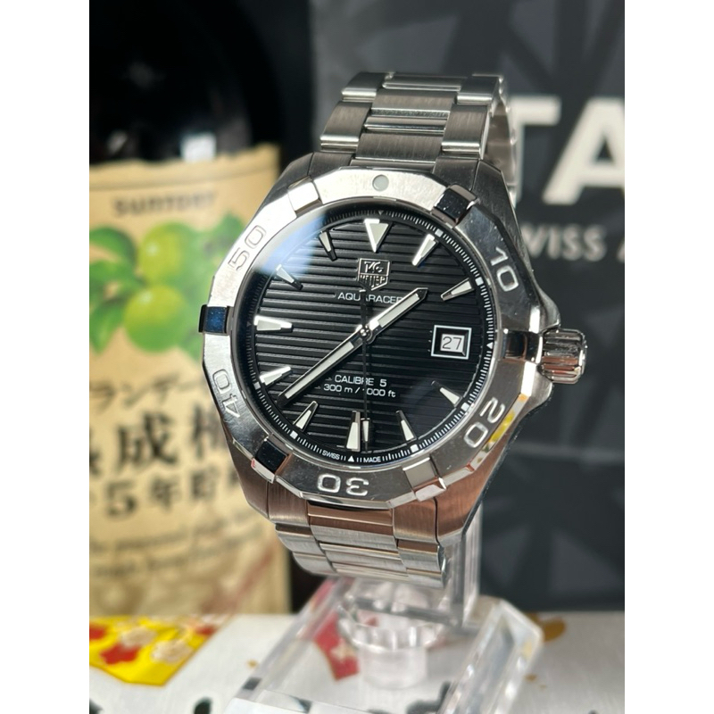 Tag Heuer Aquaracer Calibre 5 Black Dial Ref.WAY2110