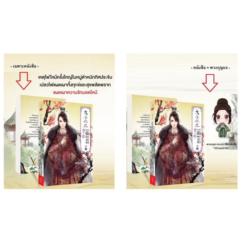 (ใช้โค้ดลดอีก) บันทึกรักพระชายา เล่ม 2 / อวี้หูหลู เขียน ; ยูมิน แปล (ปริ๊นเซส/สถาพร) / หนังสือใหม่ extra24
