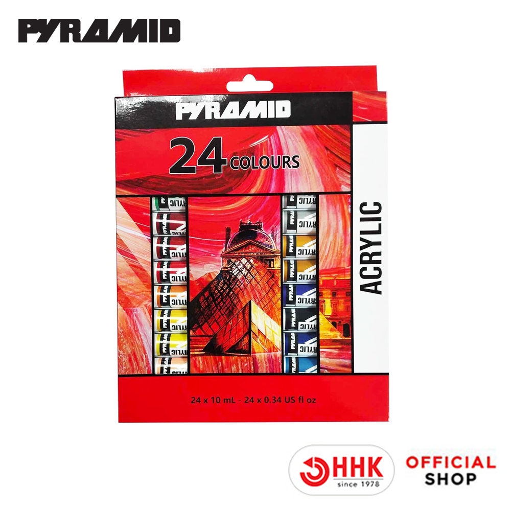 ชุดสีอคริลิค Pyramid 24x10 ml. 670424
