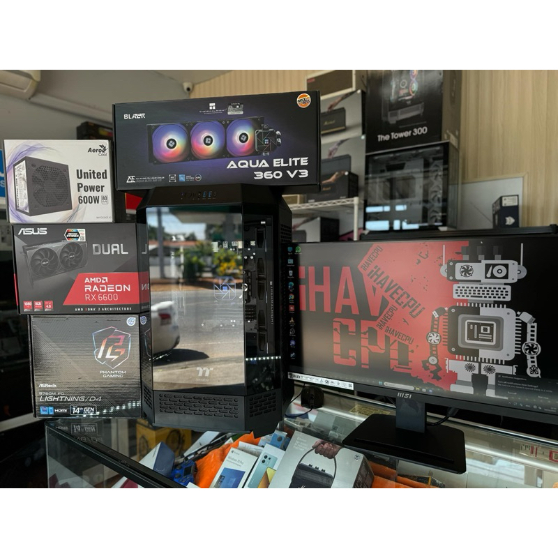 #PC Gaming Core i5 Gen 14 ประกอบใหม่ RX 6600 จอ Msi