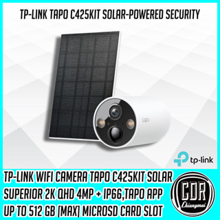 TP-LINK Tapo C425 KIT Solar-Powered Security Camera Kit AI โ…