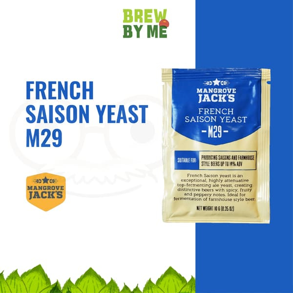 ยีสต์หมักเบียร์ M29 French Saison จาก Mangrove Jack's