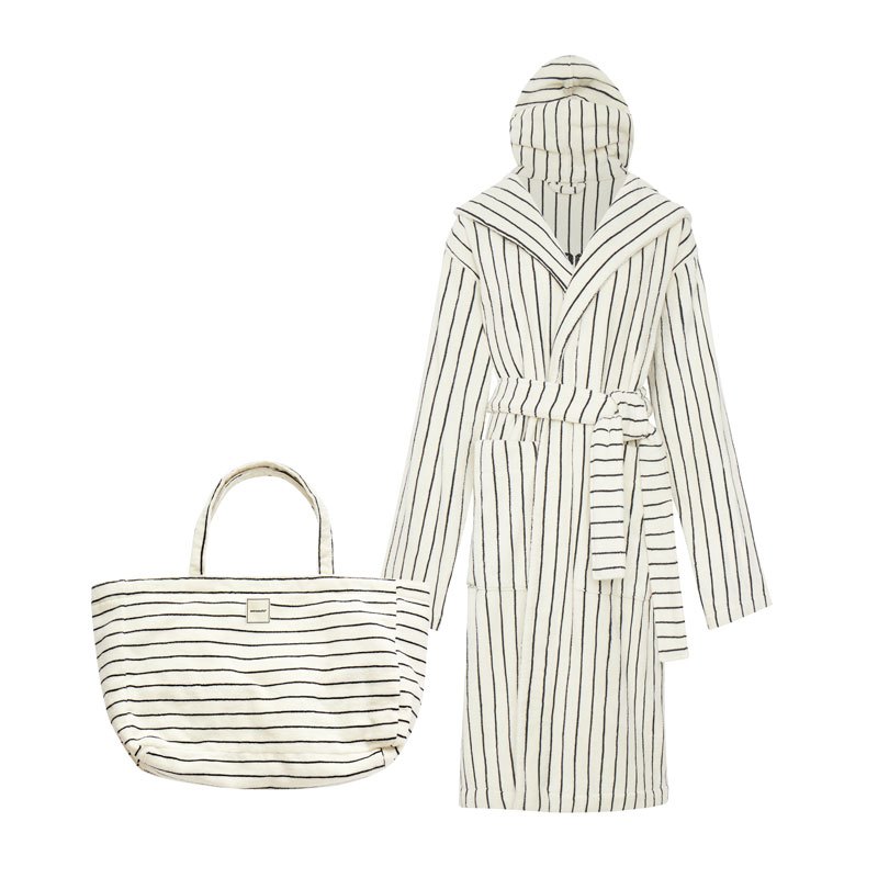 BATHROBE (100% BCI cotton bathrobe with storage bag.)