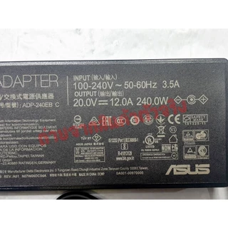 Adapter Asus 20V12A 6.0x3.7 / อะแดปเตอร์ เอซุส 20V12A 6.0x3.7* แถมฟรีสายไฟ AC *ประกัน 2 ปี