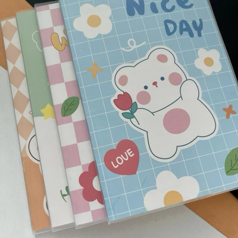 (ยกโหล 12 ชิ้น) No.544 สมุดลายการ์ตูนน่ารัก ขนาด A5 มีปกขุ่นเคลือบ สุ่มลาย (มีลายมากกว่าในรูป)
