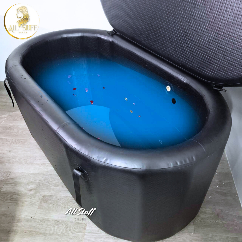 Soaking tub. Ice bath. อ่างแช่ตัว ขนาด 147*80*80 cm แช่น้ำเเข็ง แช่ตัวพกพาสะดวก not include Air conditioner - รูปที่ 2