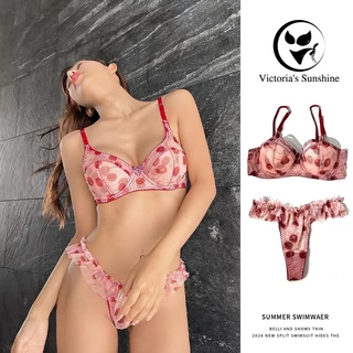 ส่งไวจากไทย ชุดบิกีนี่ รุ่นใหม่ sexy bikini มีโครง ผ้าลูกไม้#0434