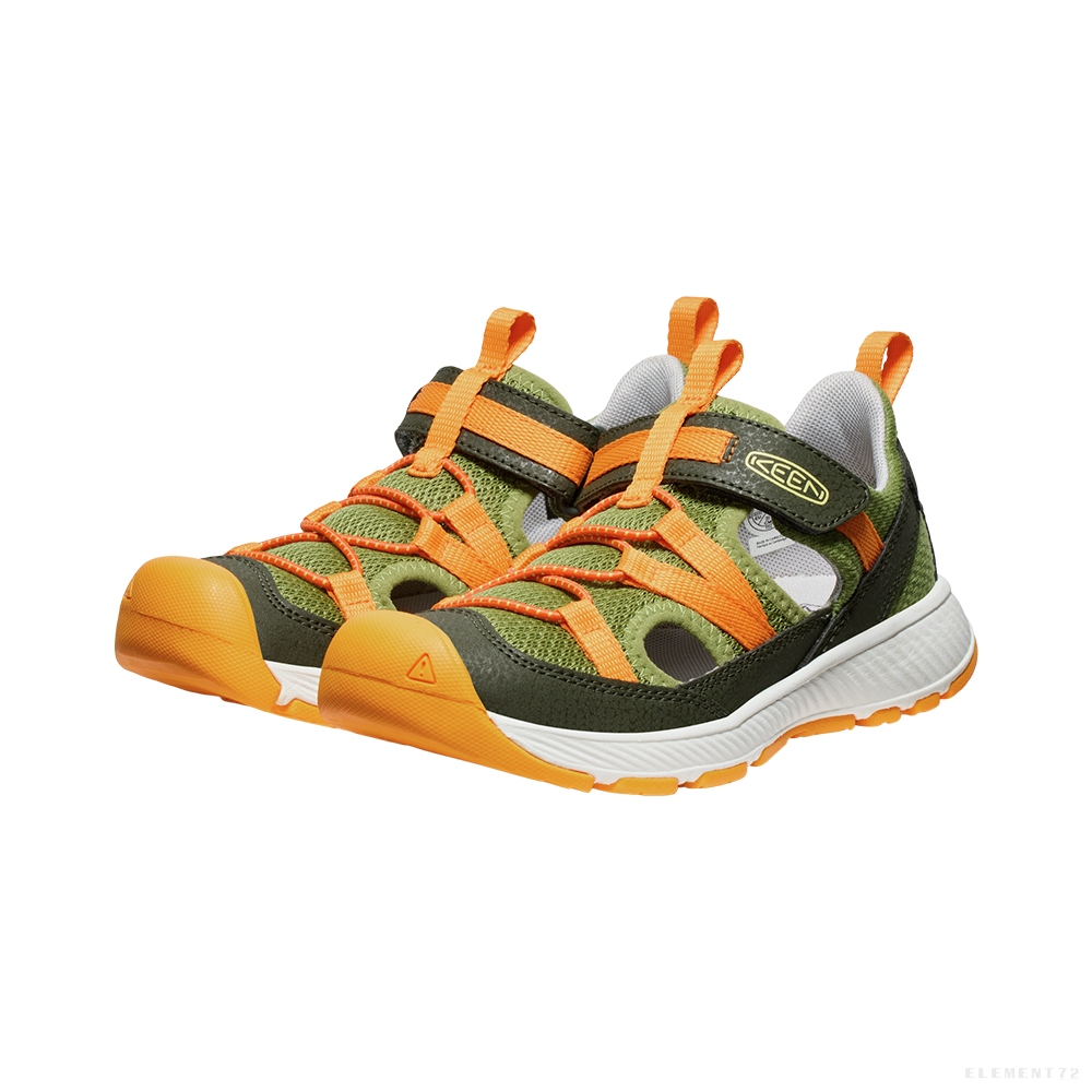 Keen รองเท้าเด็กโต รุ่น Youth MOTOZOA SANDAL (FOREST NIGHT/BRIGHT MARIGOLD)