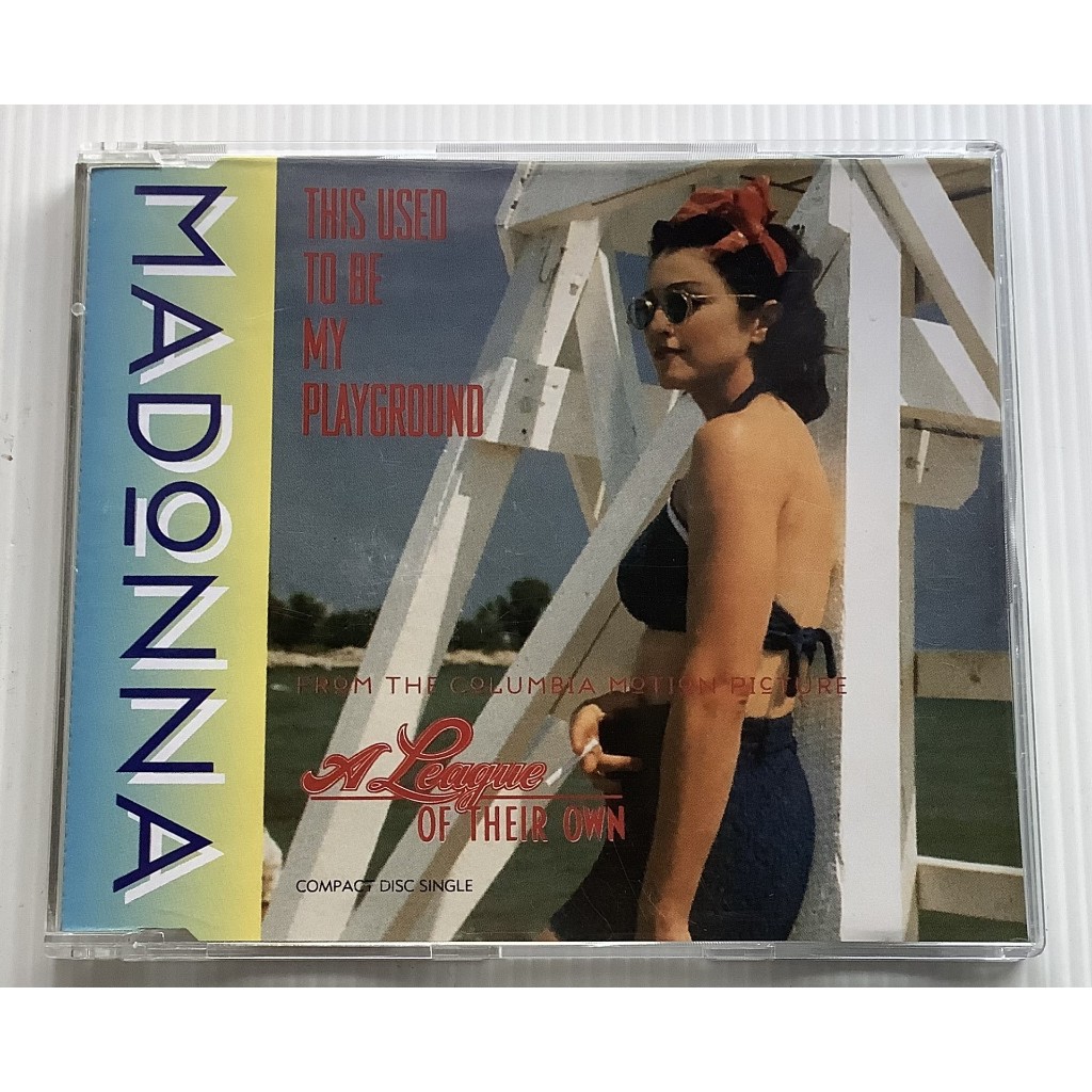 CD ซีดีเพลงวินเทจ Madonna This Used To Be My Playground 3 Tracks Single CD ลิขสิทธิ์ 1992 Made in Ge