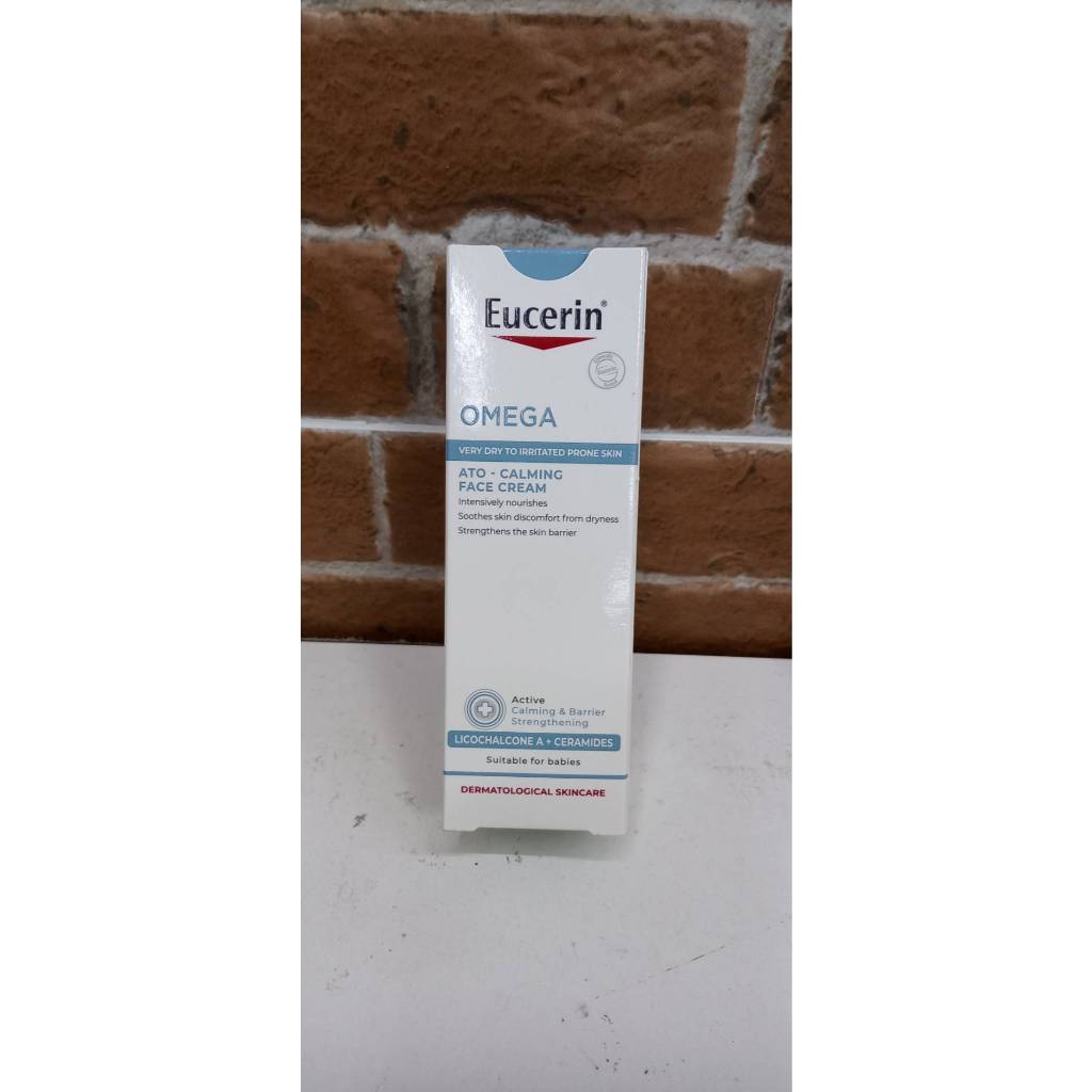 ยูเซอริน โอเมก้า อะโท ครีม 50 มล. Eucerin omega ATO-Calming Face cream 50ml ฉลากไทย