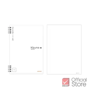 สมุดสันห่วงปกใส พลาสติก PP ขนาด A5 กับ B5 Kizuna จำนวน 1 เล่ม