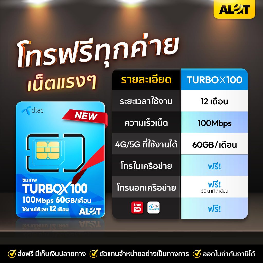 [ ขายดี ] ซิมเน็ตรายปี ซิมเทพ ซิมคงกระพัน DTAC ซิมรายปี simเทพ ซิมเน็ตฟรี เน็ตไม่อั้น โทรฟรี โทรไม่อั้น ทุกเครือข่าย sim - รูปที่ 4