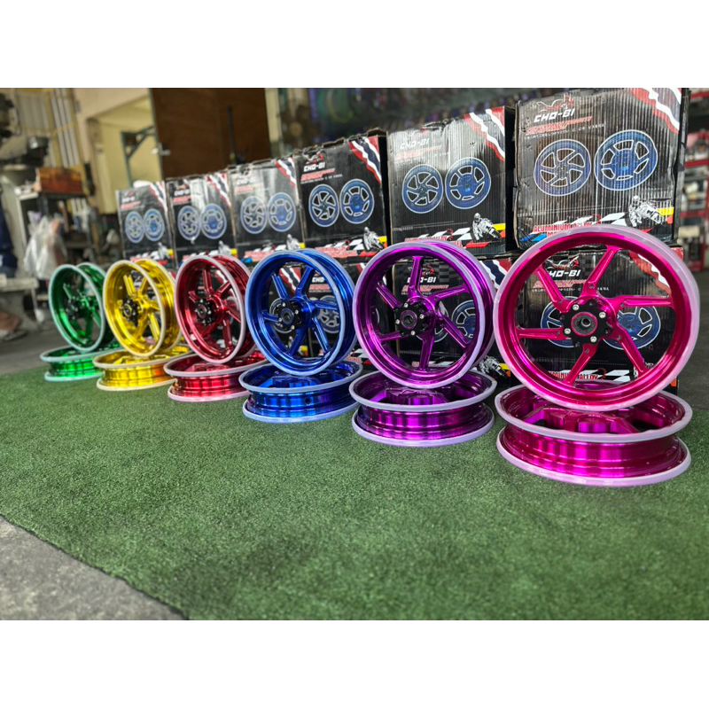ล้อCNC จีออโน่ CHOBI ตรงรุ่น100% ใส่ได้เลยไม่ต้องแปลง ดุมหลังเบ้าเต็ม Giorno+ ใส่กับยางเดิมได้