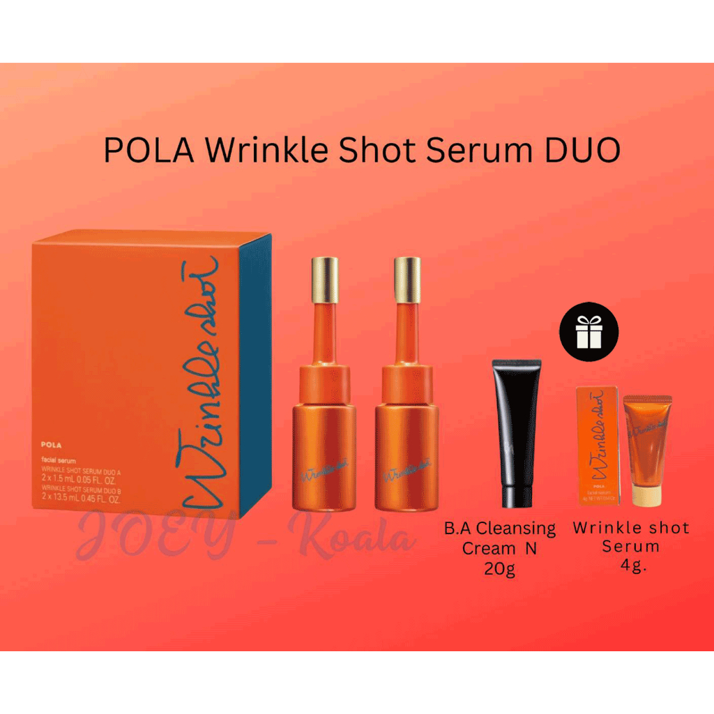 NEW! POLA Wrinkle Shot Serum Duo Kit 30ml.-Lot เดือน9 ปี2024-