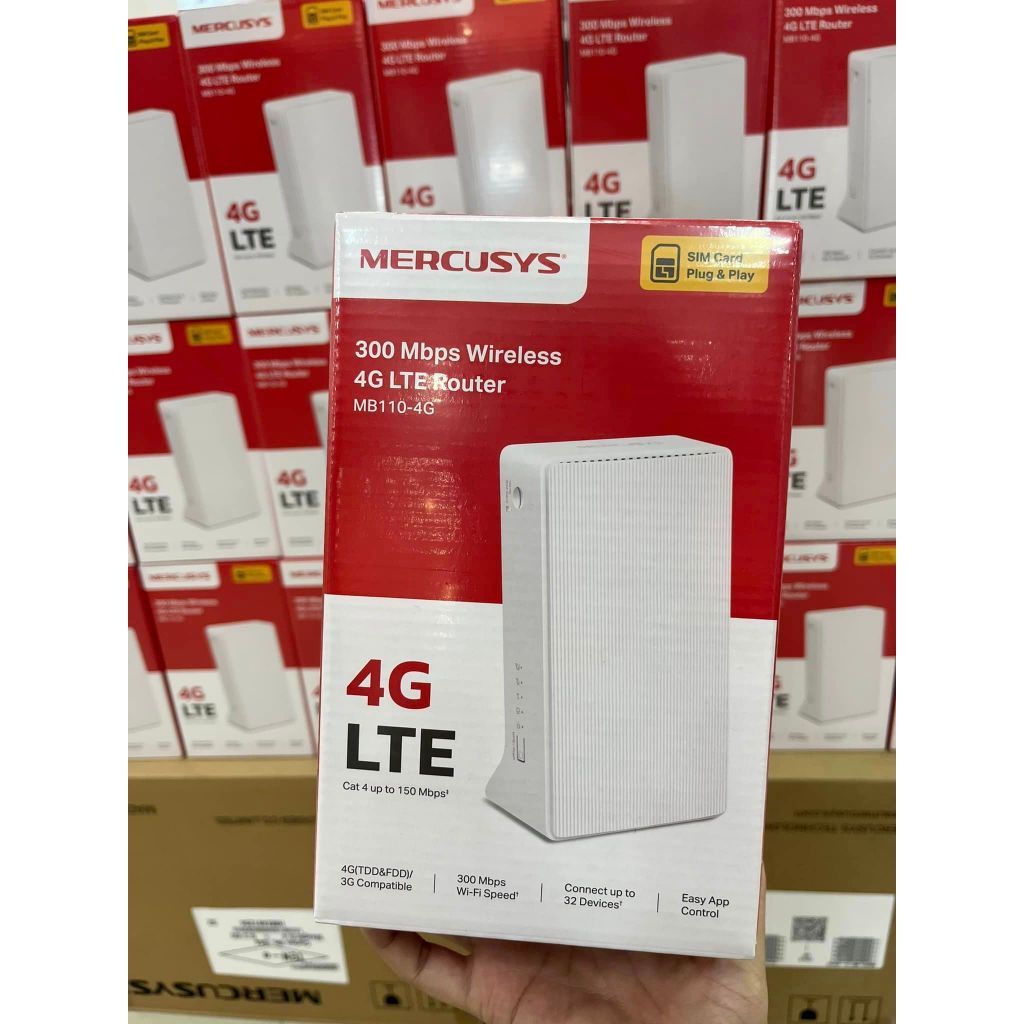 MERCUSYS 4G TLE Router MSS-MB110-4G ออกใบกำกับภาษีได้