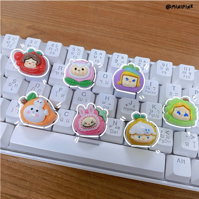 คีย์แคป ผลไม้อาร์ททอย Keycape Fruit Art Toys - OME