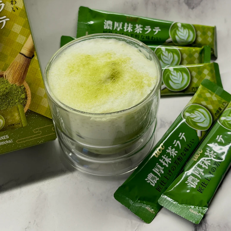 UCC Matcha Latte ผงมัทฉะพร้อมชง มี 10 ห่อแยกซอง น้ำหนัก 150 กรัม สินค้าจากมาเลเซีย มีฮาลาล BB.15/01/