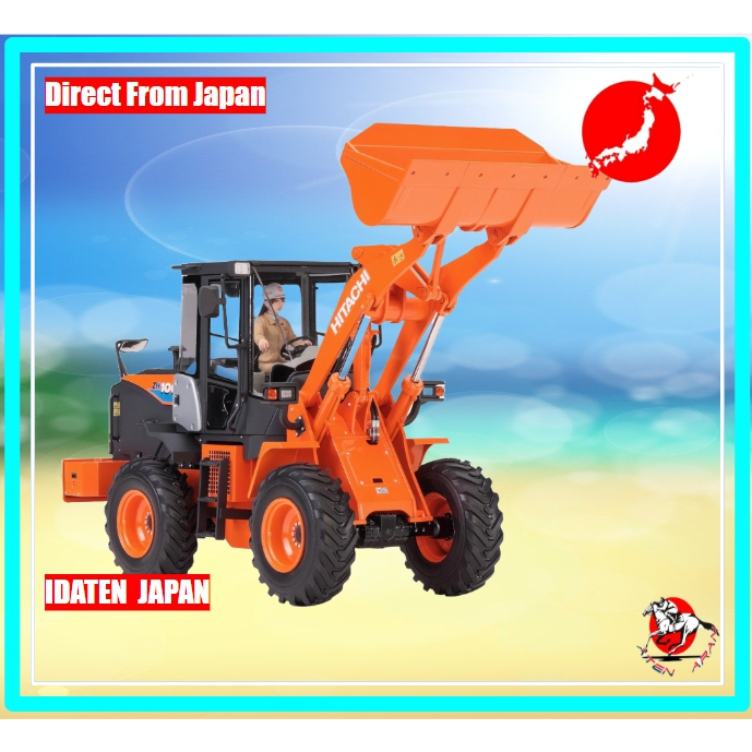 รถตักล้อยาง Hitachi Construction Machinery รุ่น ZW100-6 พลาสติก รุ่น WM04 จาก Hasegawa 1/35 【ตรงจากป