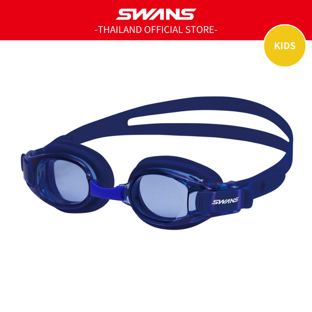 แว่นตาว่ายน้ำ SWANS  รุ่นSJ8N จากญี่ปุ่น  สำหรับเด็กเล็กอายุ 3-8ขวบ กันฝ้า กันเชื้อแบคทีเรีย มีกล่อง