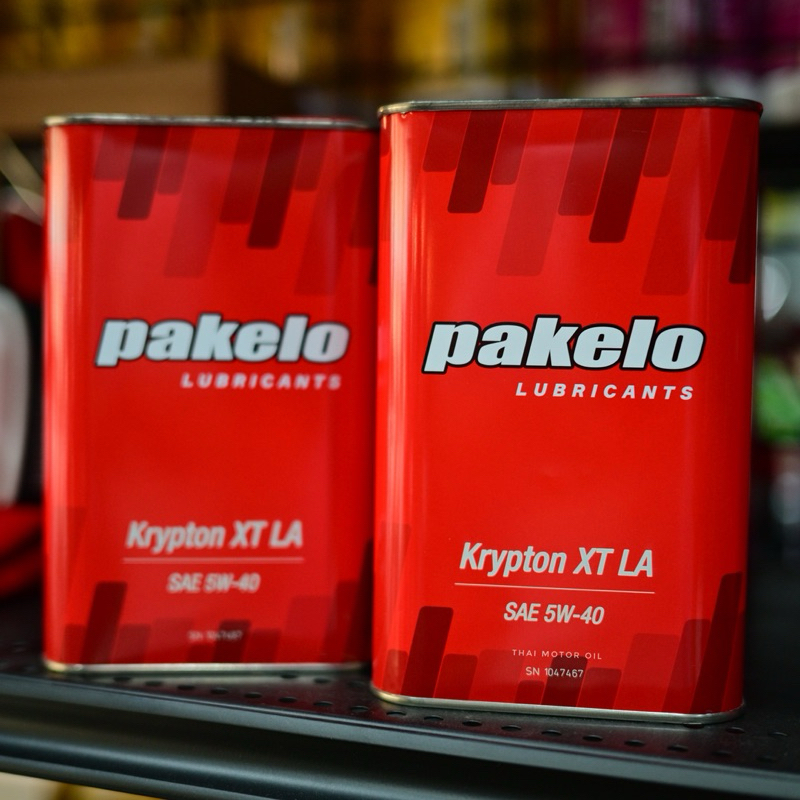 *ล๊อตใหม่มาแล้ว กระแสกำลังมา ใช้ดี นำเข้าจากอิตาลี Pakelo Krypton XT LA 5w30 และ 5w40 สำหรับรถยนต์ ข