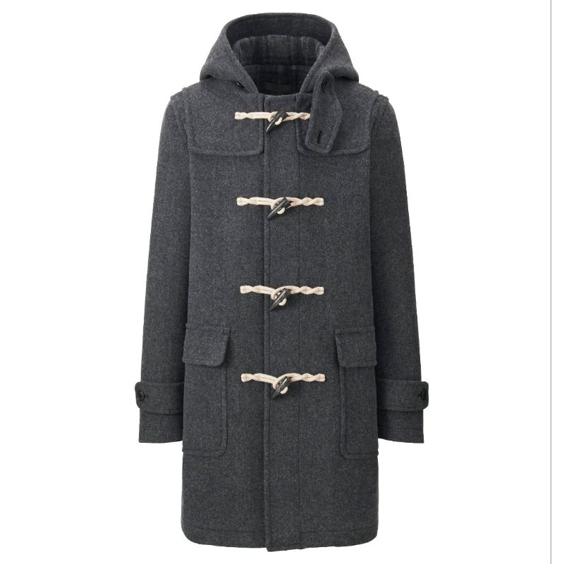 NR14 เสื้อโค้ทดัฟเฟิลชาย uniqlo