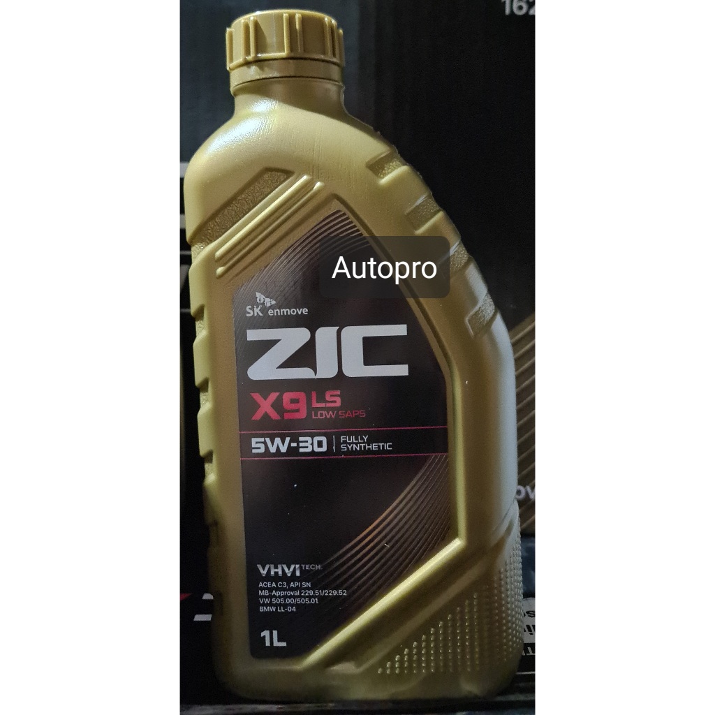 (ผลิตปี2024) 5W-30 ZIC X9 LS (6 ลิตร +2 ลิตร) สำหรับเครื่องยนต์ดีเซลและเบนซิน  สังเคราะห์แท้ 100% ระยะ 12,000-15,000 K
