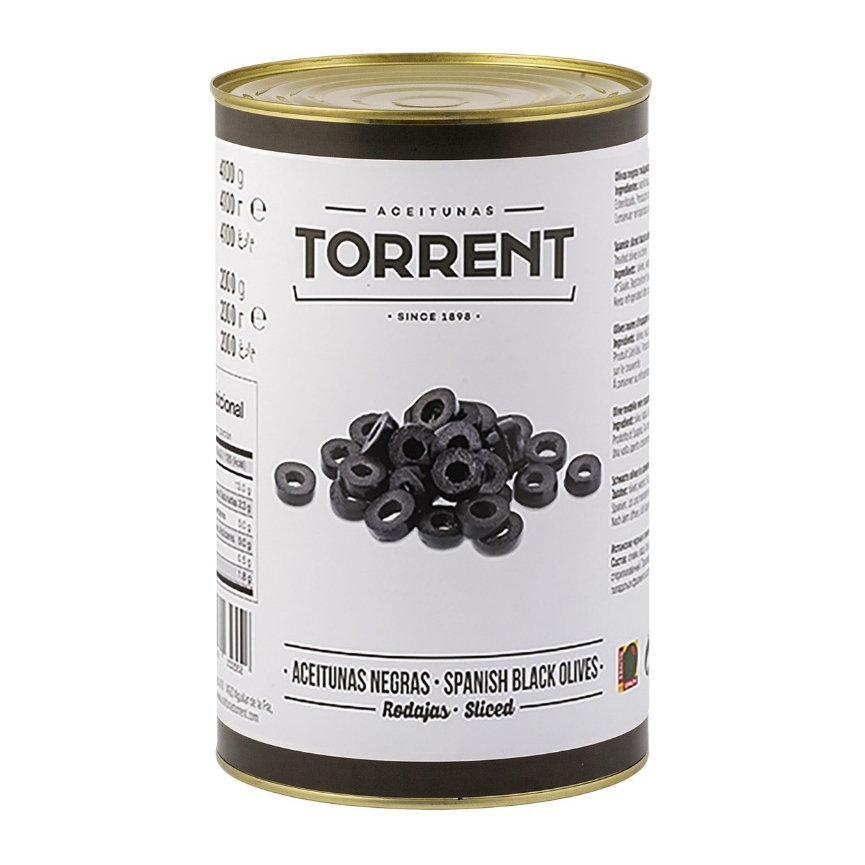 มะกอกเขียวไม่มีเมล็ด กระป๋อง มะกอกดำไม่มีเมล็ดกระป๋อง TOR PITTED BLACK/GREEN OLIVE 300G