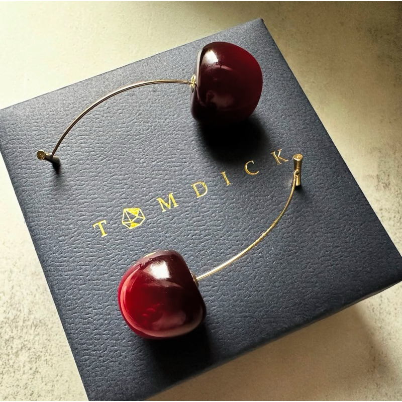 ต่างหูเชอร์รี่เหมือนจนอยากจะกิน😋🍒