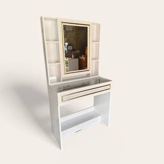 🔥ราคาถูก🔥Hawa 90 Furniture โต๊ะเครื่องแป้งบานเฟรม 42*84*160😊