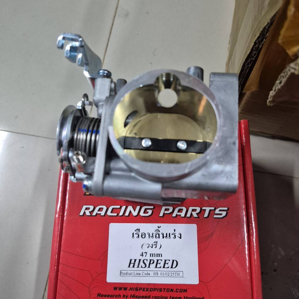 เรือนลิ้นเร่งCRF250/300 ของHispeed วงรีมีขนาดปาก 40-42-45-47 มิล แถมฟรี ขาจับสายคันเร่งสแตนแลสแท้ ราคา ถูกที่สุด ดีลบีเคเค แกลเลอรีภาพที่ 7