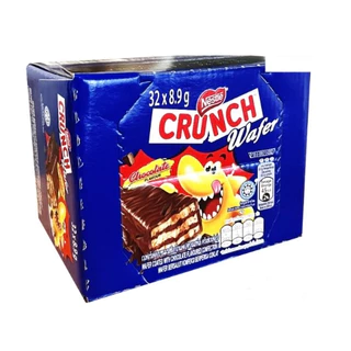 Nestle Crunch Wafer เนสท์เล่ ครั้นช์เวฟอร์ ช็อคโกแลต แพ็ค32ชิ้น