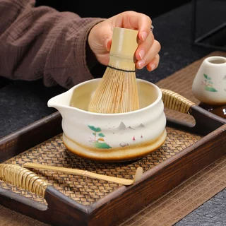 【จัดส่งภายใน24ชม】ถ้วยชงมัทฉะ ถ้วยชงชาเขียว เซรามิก matcha bowl ชุดชงชาญี่ปุ่น อุปกรณ์มัทฉะ ชุดชามมัทฉะ มัทฉะเกรดพิธี