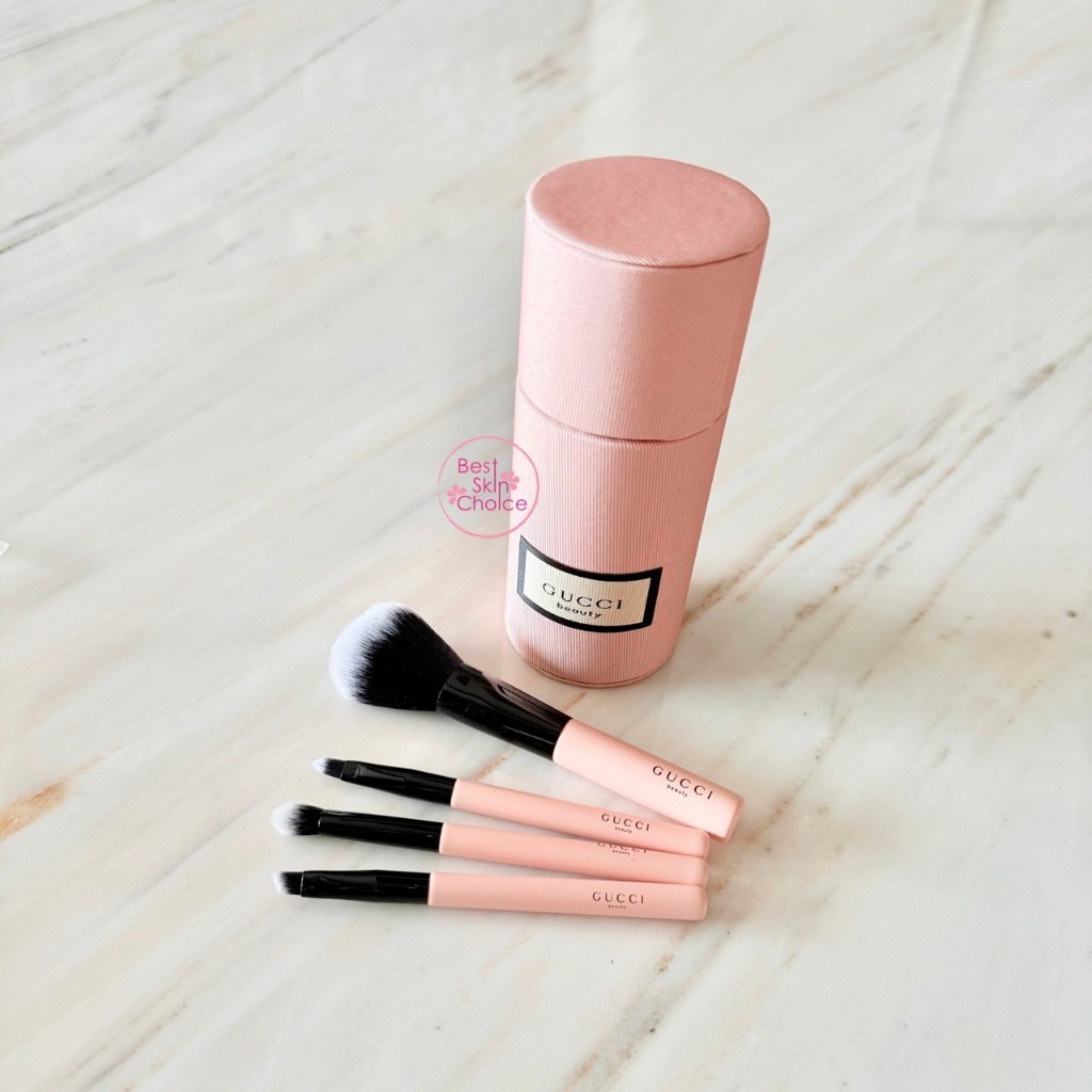 Gucc i  Beauty Brushe set 4 ชิ้น + กล่อง