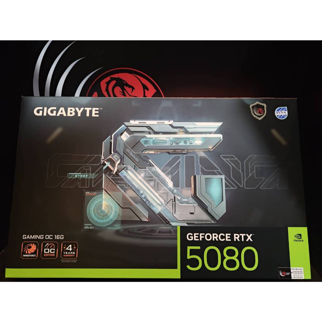 GIGABYTE GAMING RTX5080 16 GB GDDR7 OC EDITION