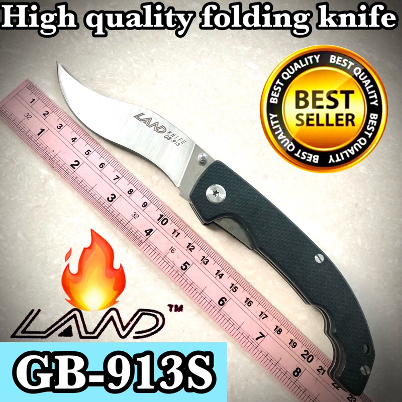 High quality folding knife Land GB-913S for collection and camping 🏕️