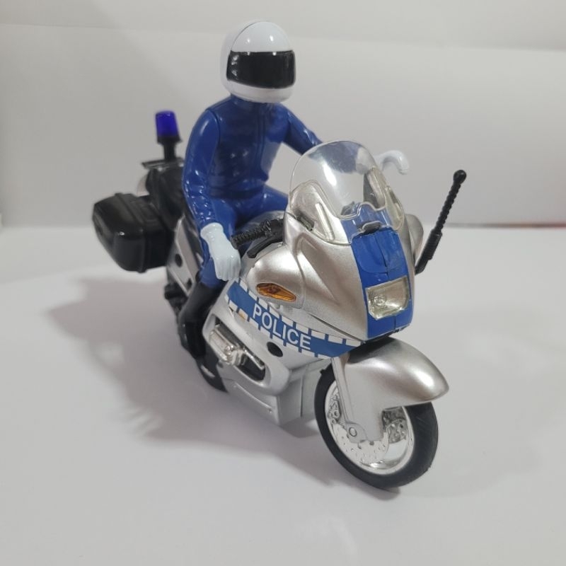 Police bike dickie toys SOS  มีเสียงมีไฟ