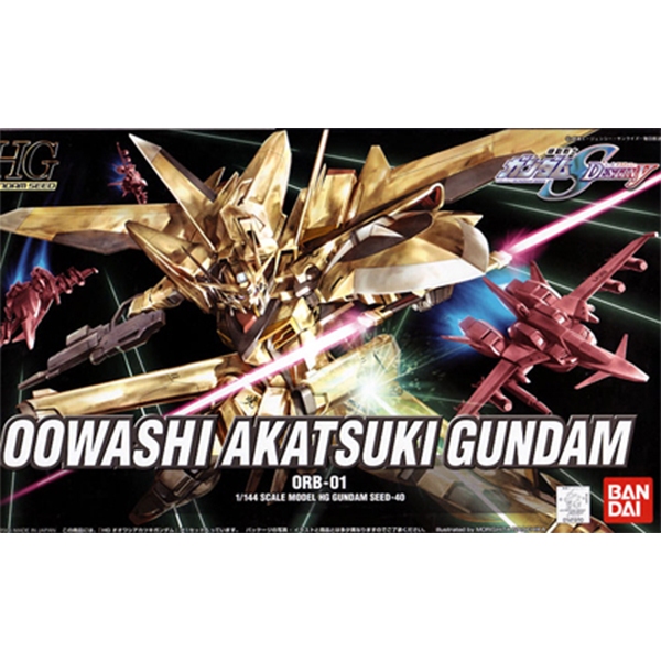 BANDAI HG 1/144 ORB-01 Oowashi Akatsuki Gundam [D-TOYS GUNDAM] กันดั้ม กันพลา โมเดล แอคชั่นฟิกเกอร์