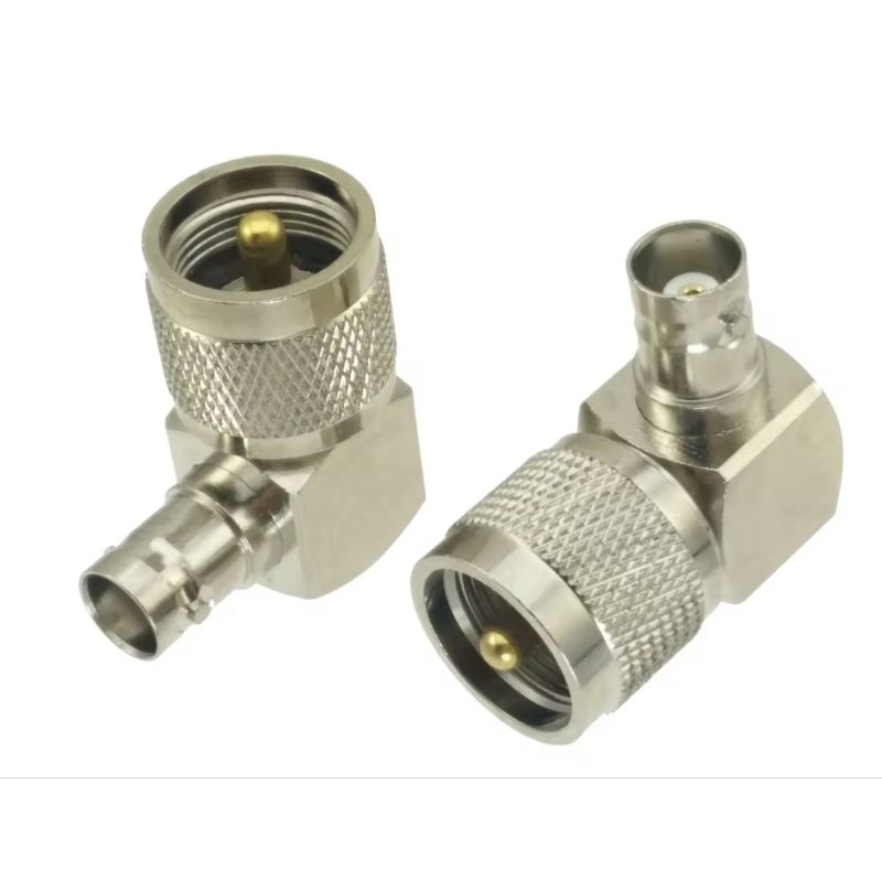 พร้อมส่ง!!!  ขั้วแปลง ข้องอ BNC female to UHF PL259 male และ ขั้วแปลง BNC male to UHF PL259 male อย่