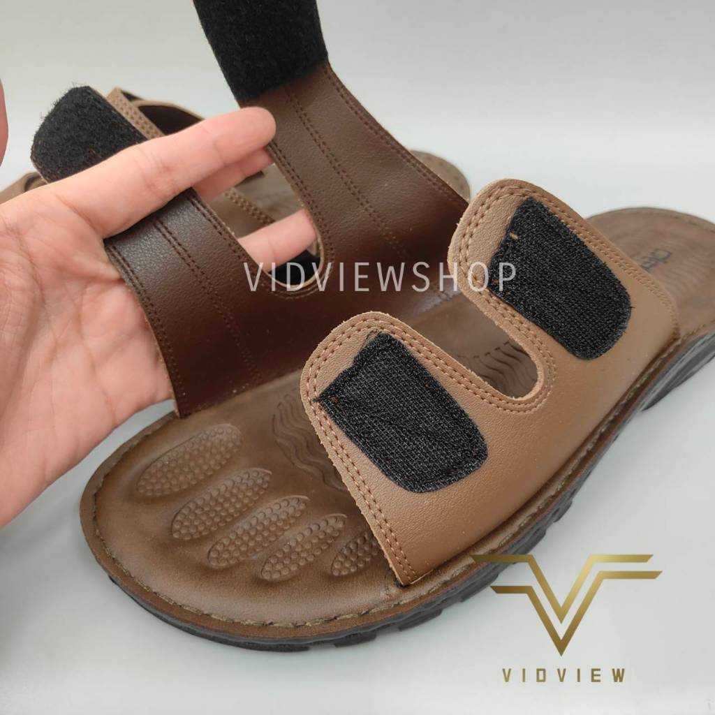 VIDVIEW !!ลดสนั่น!! รองเท้าแตะชาย แบบสวม เพื่อสุขภาพ Deblu M4723 เบอร์ 39-44 สไตล์แฟชั่น ปรับสายได้