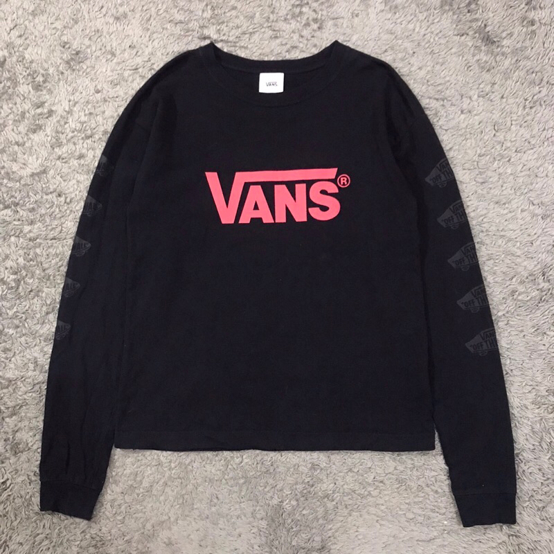 เสื้อยืดแขนยาว Vans มือสอง ของแท้