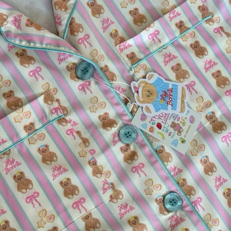 แถมลิปลากลาส (พร้อมส่ง) Hej Bonnie Pajamas l รวมชุดนอนแบรนด์ hej bonnie🧸 - รูปที่ 2