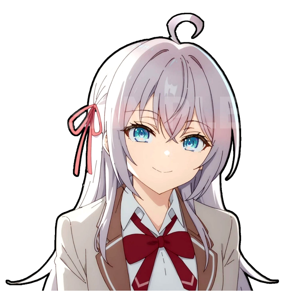 คุณอาเรีย สติ๊กเกอร์ 2 แผ่น Alya Sometimes Hides Her Feelings in Russian คุณอาเรียโต๊ะข้างๆ