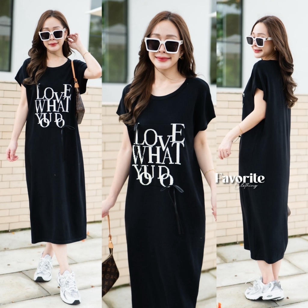 Favorite clothing เดรสไหมพรม งานผ้าไหมพรม เนื้อดี  (FA3E)​  CARDIGAN_NISTA