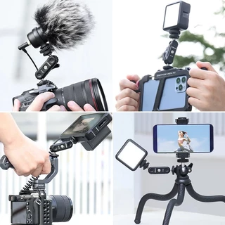 Ulanzi R102 Double Head Clamp แคลมป์ 2 หัว ต่อไมค์ ไฟเซลฟี่ รองรับ Rig กล้อง และขาตั้งมือถือ