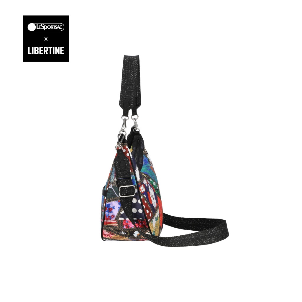 Lesportsac N/S convertible Hobo Bag Shoulder Bag กระเป๋าสะพายข้าง Style 3753 Lesportsac x Libertine