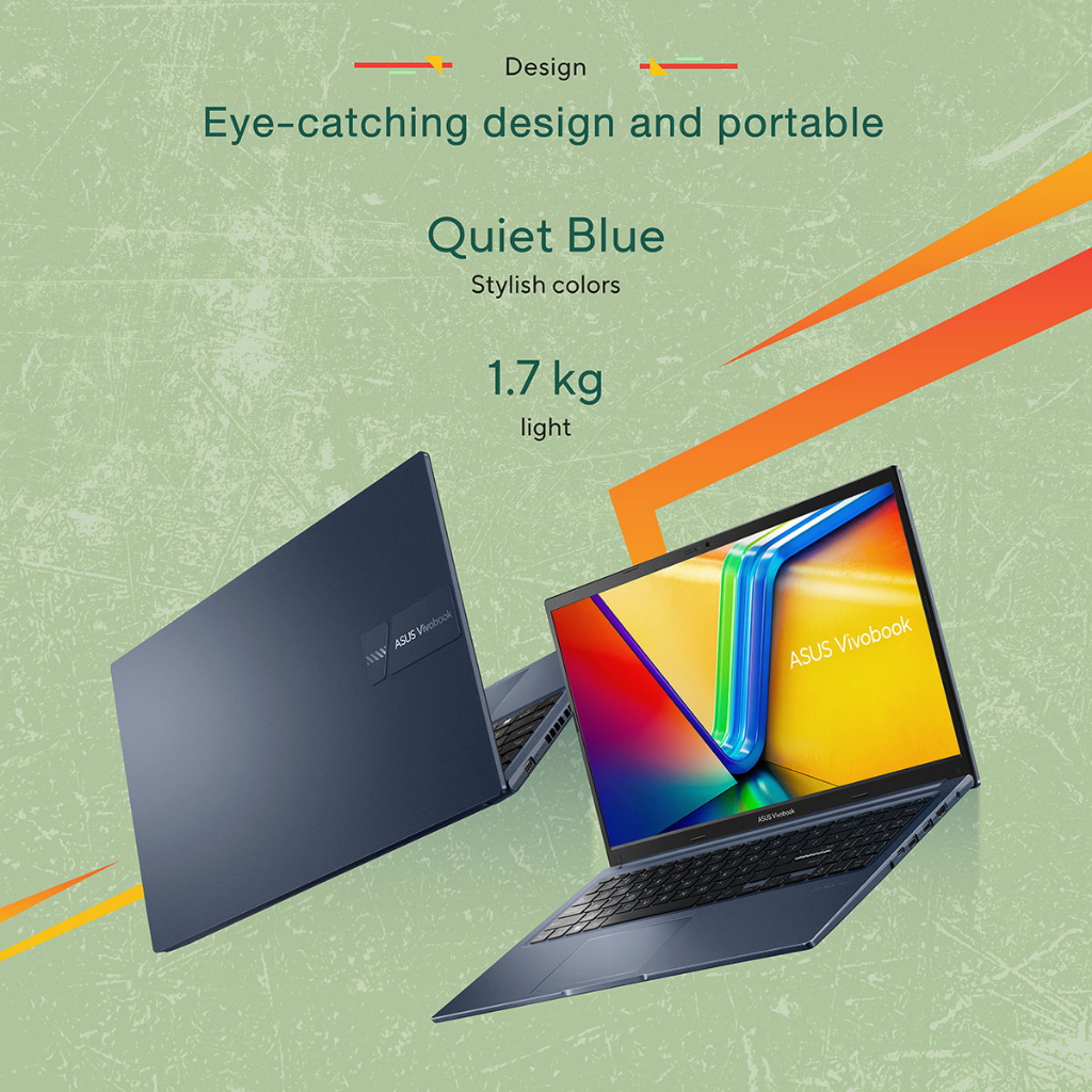 เอซุส วีโวบุ๊ค ASUS VIVOBOOK 15 M1502YA-NJ755WA/R7 5825U/RAM 16GB/OFFICE 2024/ประกัน2ปีOnsite
