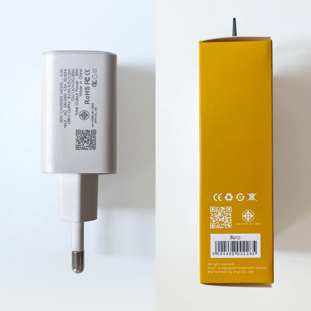 ENYX สายชาร์จ C-3X PD 100W USB-C to USB-C ชาร์จเร็ว thumbnail 10