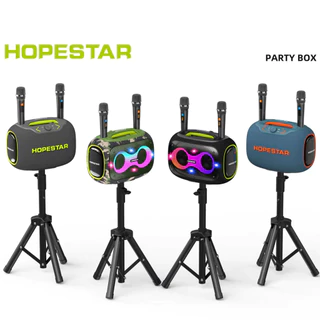 ลำโพงBluetooth HOPESTAR รุ่น Party Box ไมค์ลอยคู่ 120W